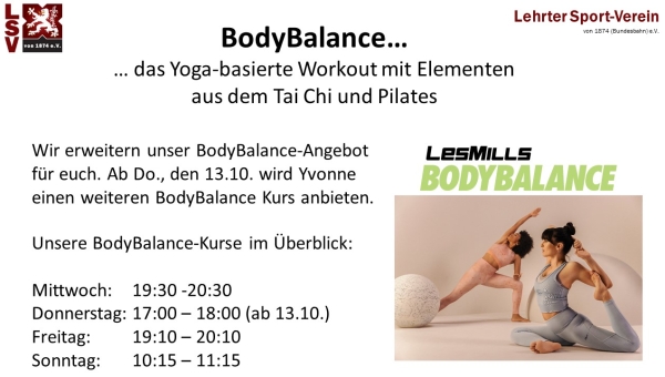 BodyBalance im Sportpark